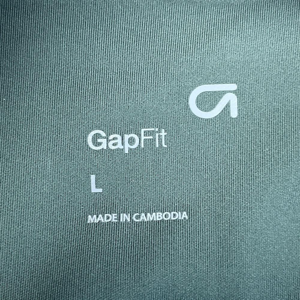 GapFit Women's L Flare Legging Green Polyester Blend e0623 - Picture 4 of 7